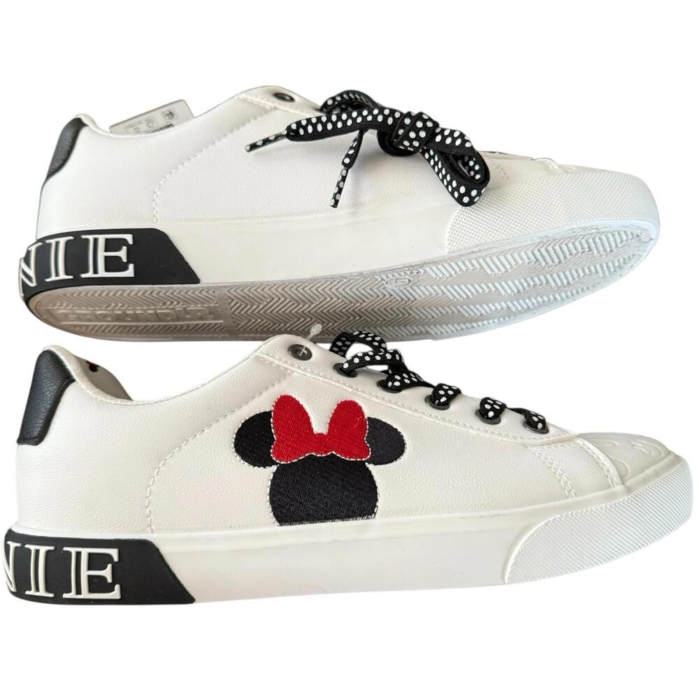 Disney Mickey Mouse Court Lace Up Sneakers Size 9 - Picture 2 of 9